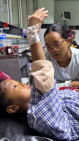 Nepali mother reunites with 8-year-old son who climbed trees to survive