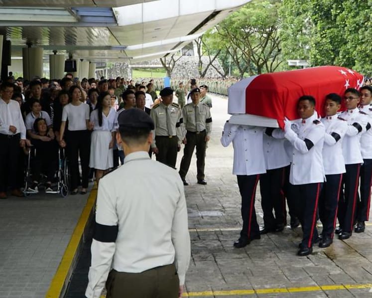 NSF Liu Kai, who died in Bionix accident, given military send-off