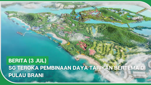 BERITA (3 Jul) | SG teroka pembinaan daya tarikan bertema di Pulau Brani
