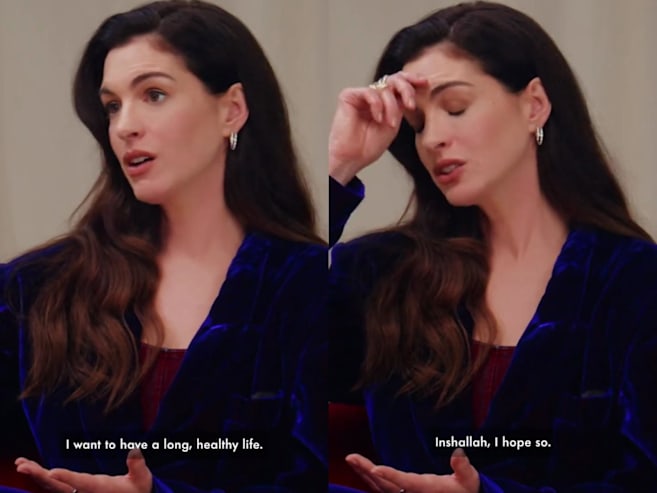 Anne Hathaway goes viral after saying 'Inshallah' in interview, fans react with surprise and amusement