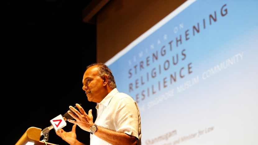 Spotlight on Muslim community in recent years 'uncomfortable' but message ‘sinking in’: Shanmugam