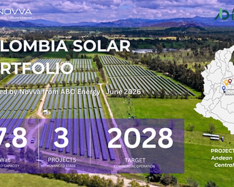 NOVVA Group acquires Colombian solar portfolio from ABO Energy, strengthening Latin American platform