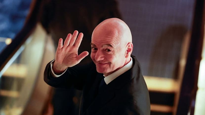 Infantino laughs off resignation talk, touts global support as he seeks reelection
