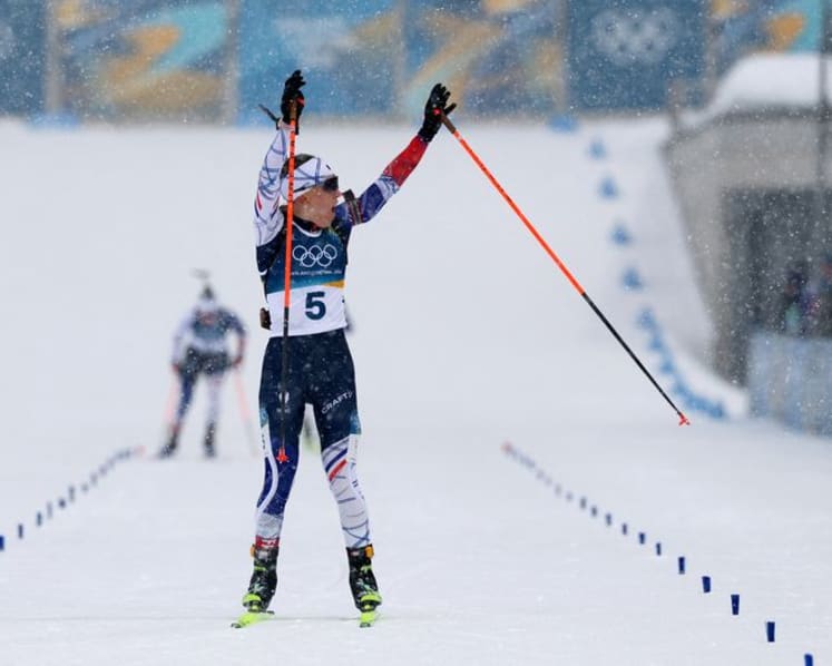 Biathlon-Michelon's stunning last lap delivers women's mass start gold for France