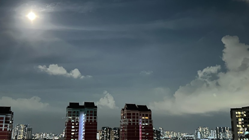 First supermoon of the year rises over Singapore - CNA