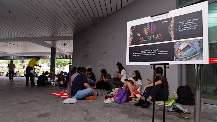 Coldplay sells out 100,000 tickets in Singapore