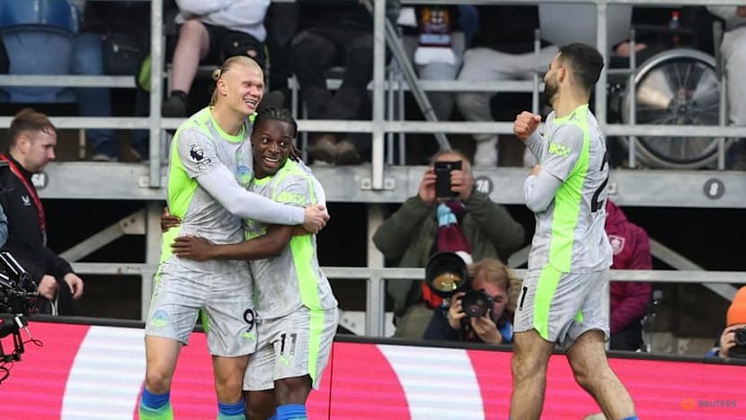 Man City go top and relegate Burnley with narrow Turf Moor win