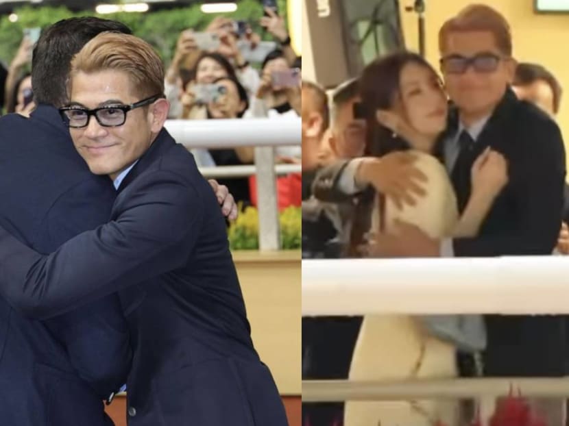 Aaron Kwok now S$340,000 richer after his horse won its first race 