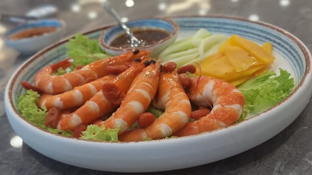食谱：枸杞花雕冻虾