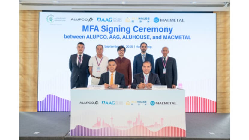 ALUPCO and AAG signed a Master Framework Agreement to build the largest integrated downstream aluminum industrial base in the Kingdom of Saudi Arabia