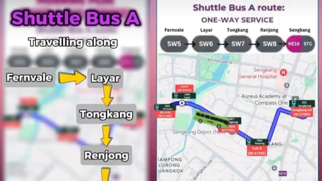 盛港轻轨西环线停运半年 高峰时段接驳巴士明起运行