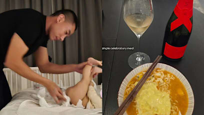 Best Actor Desmond Tan Went Straight Home To Diaper Duty, Instant Noodles & Champagne After Star Awards