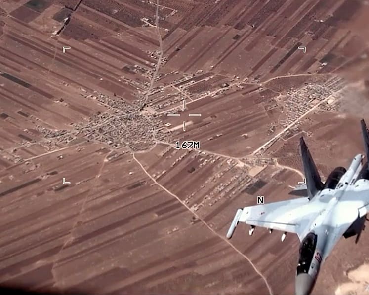 US releases video of Russian fighter jets 'harrassing' American drones over Syria