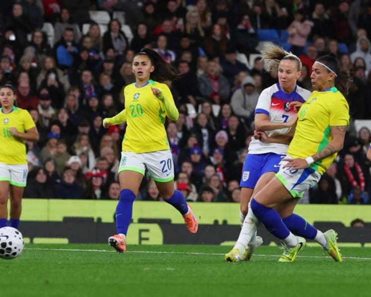 England women lose to Brazil in first match since Euro triumph