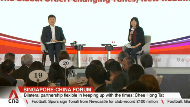Singapore and China should deepen ties in AI usage, energy resilience: Chee Hong Tat 
