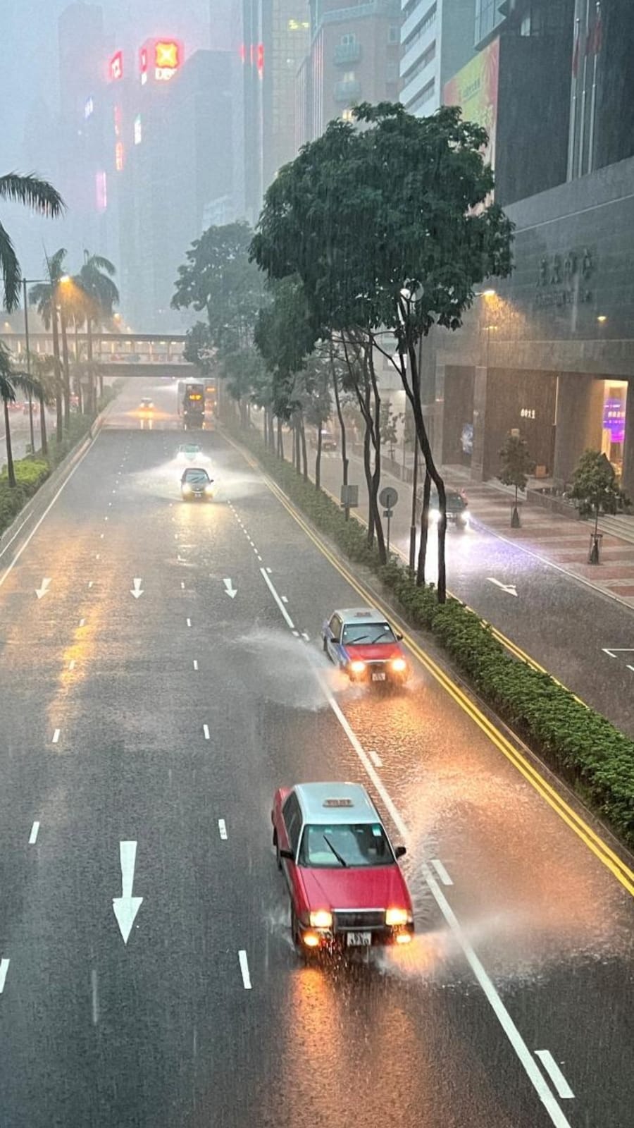 Hong Kong issues "black" rainstorm warning, as rains shut schools and hospital wards