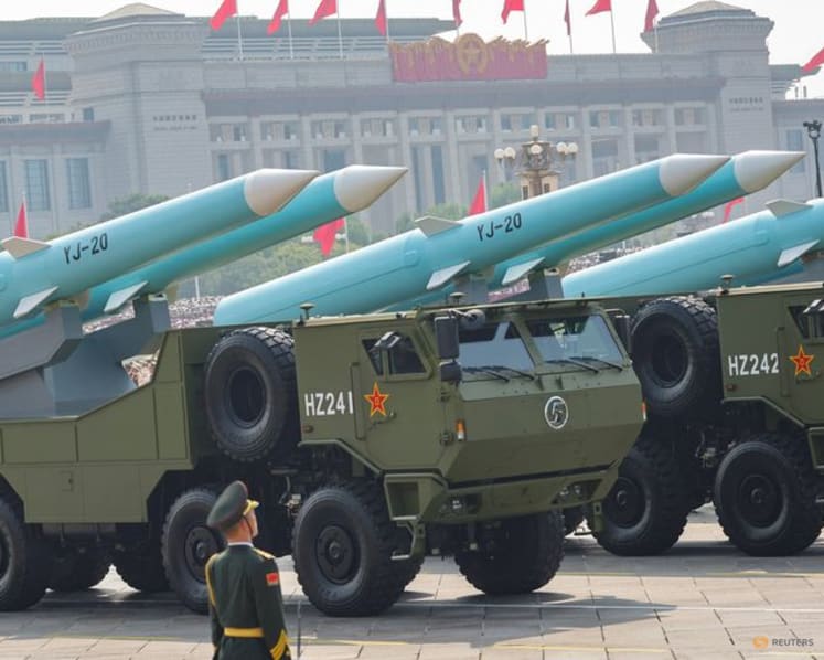 China shows off drones, missiles and other hardware in WWII victory parade