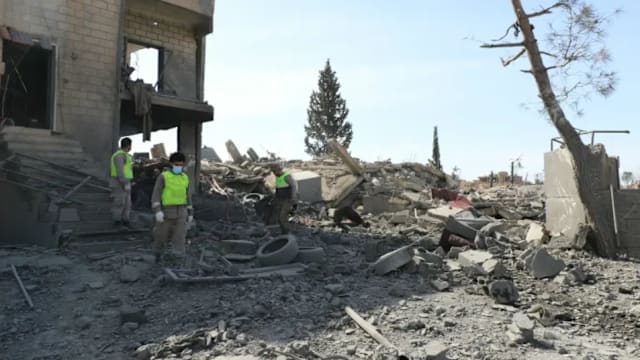 以军空袭黎巴嫩巴勒贝克 造成至少16死35伤