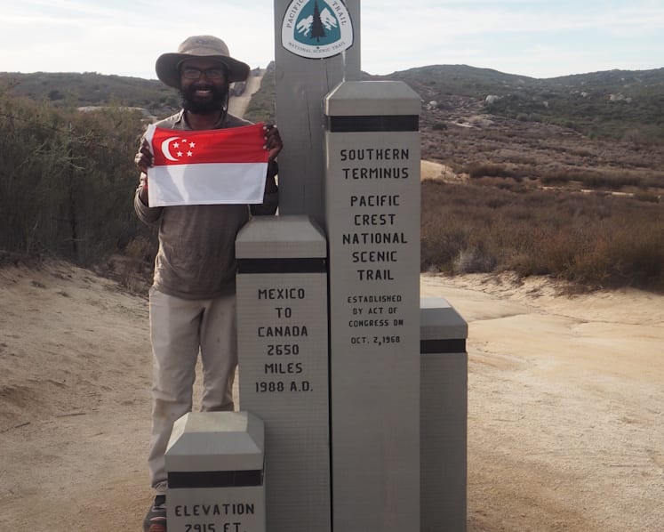 Singaporean conquers 4,280km Pacific-Crest Trail for charity