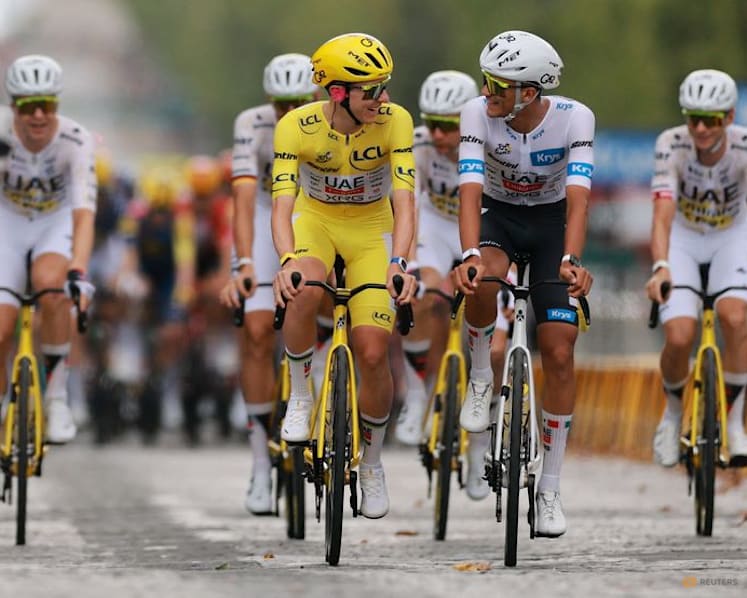 Pogacar finds joy in winning and helping teammate Del Toro