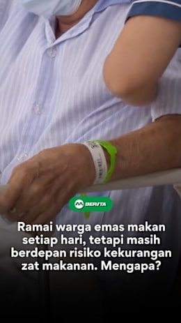 Ramai warga emas makan setiap hari, tetapi masih berdepan