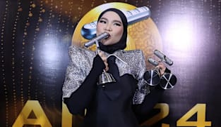Aina Abdul menang besar pada AIM24, anggap Siti Nurhaliza titik tertinggi dalam kerjaya