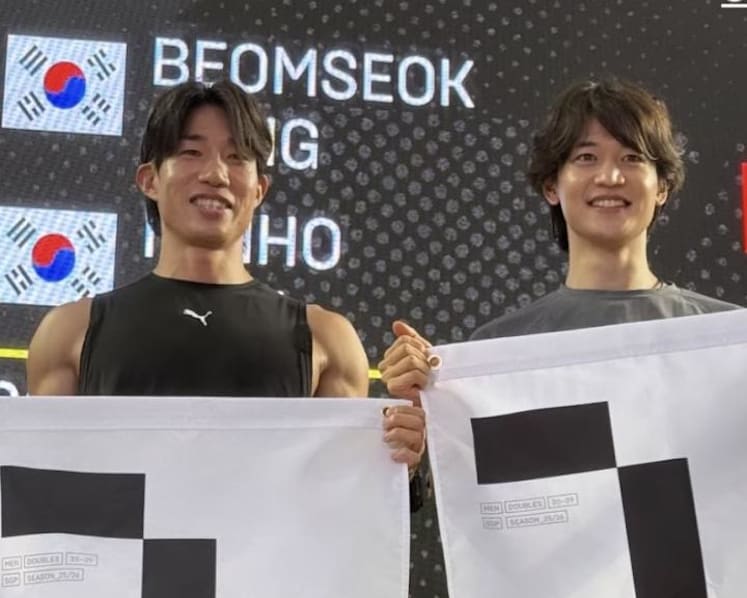 Shinee’s Minho and Physical: 100’s Hong Beom-seok win their division at Hyrox Singapore 2026