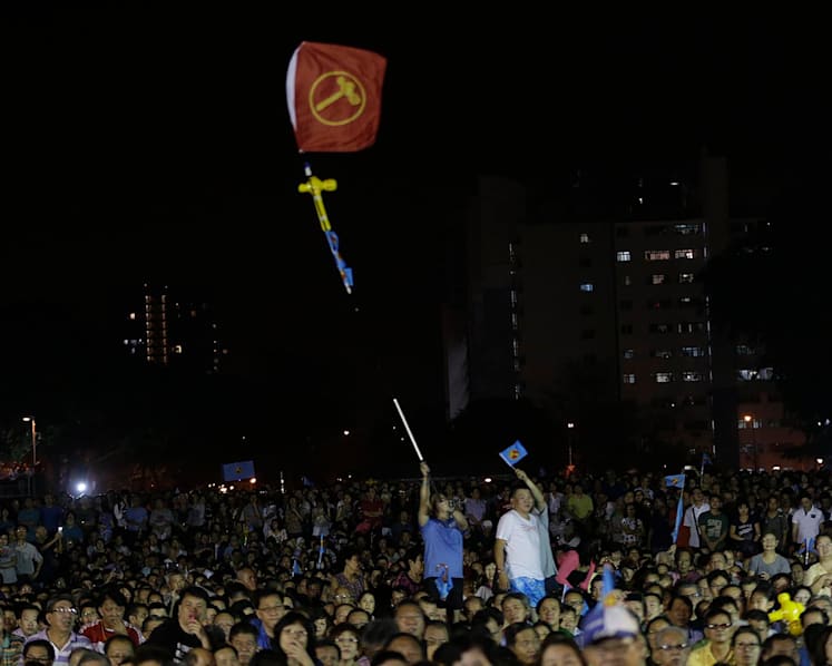 WP holds its second GE2015 rally