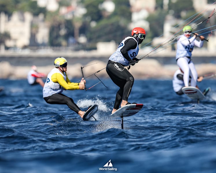 Kitefoiling: Singapore's Maximilian Maeder tops fleet after first five races