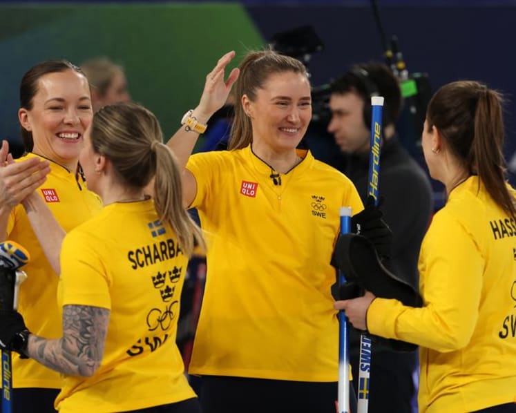 Curling-Sweden's Team Hasselborg bring 'circus' to Winter Games