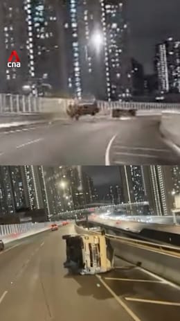 2 passengers killed in Hong Kong after taxi collides with van