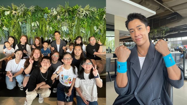 午餐同乐会！邓伟徳安排聚会谢粉丝