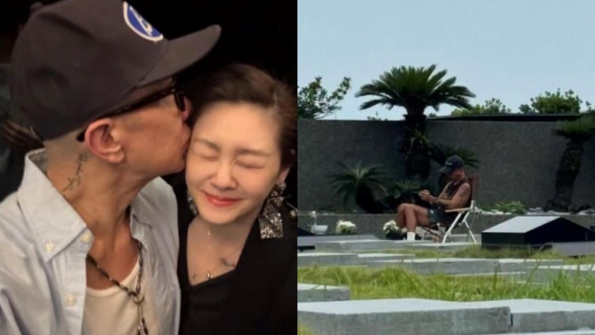 Husband of late actress Barbie Hsu said to visit her grave almost daily