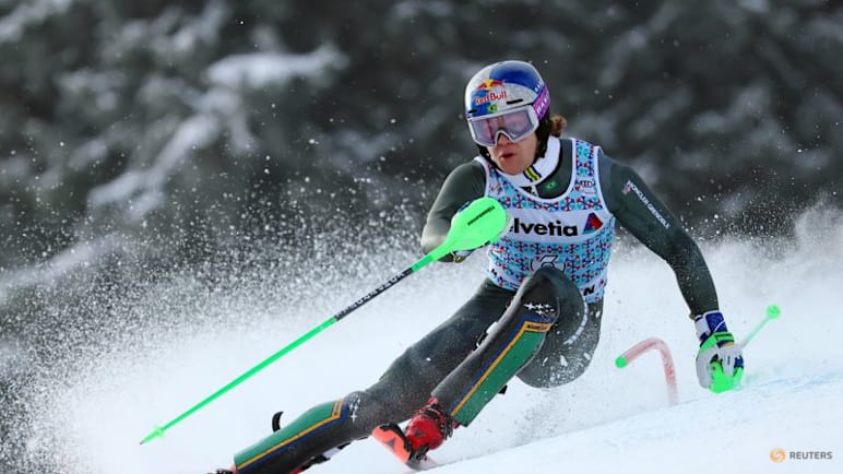 Alpine skiing-Let's Dance - Pinheiro Braathen aims to samba his way to slalom gold