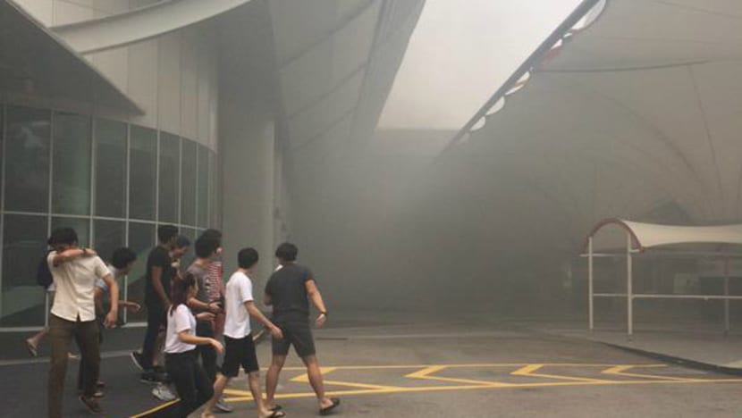 Fire breaks out at Singapore Poly; Around 50 students evacuated