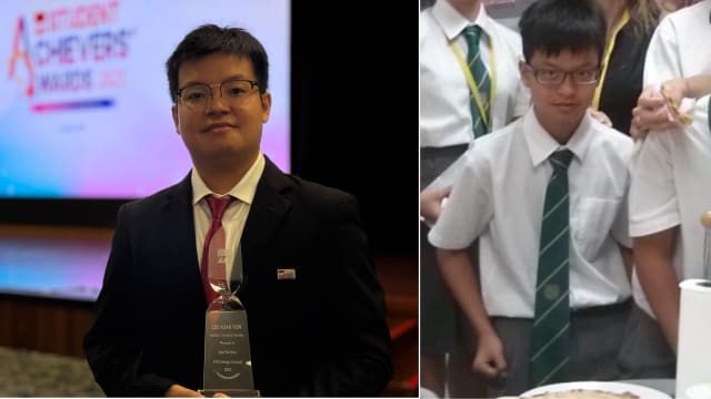 14岁孤身求学海外磨砺铸就今日不凡 工教院生获颁李光耀奖