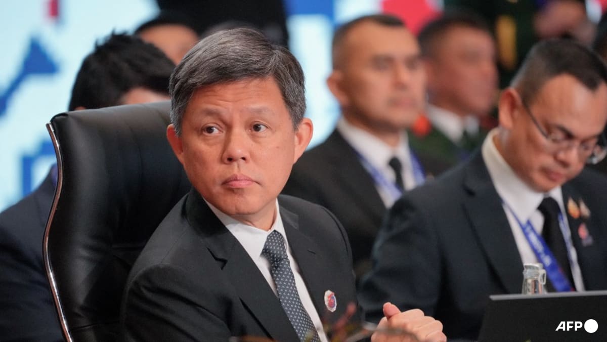 Watch live: Singapore Defence Minister Chan Chun Sing speaks at Shangri-La Dialogue on security partnerships