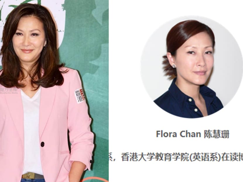 Her profile on the website of an English training centre states that she’s also pursuing her PhD at the University of Hong Kong.