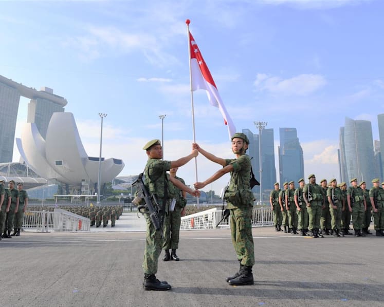 Marina Bay floating platform hosts final parade before redevelopment into NS Square