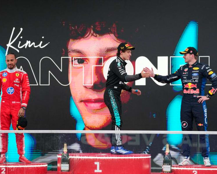 Verstappen happy to be on podium again but rails against F1 rules