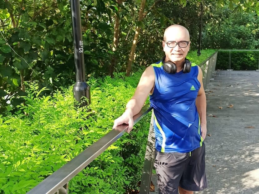 Activist Gilbert Goh (pictured) is said to have protested in May 2021 in a bid to get the authorities here to ban all flights from India.