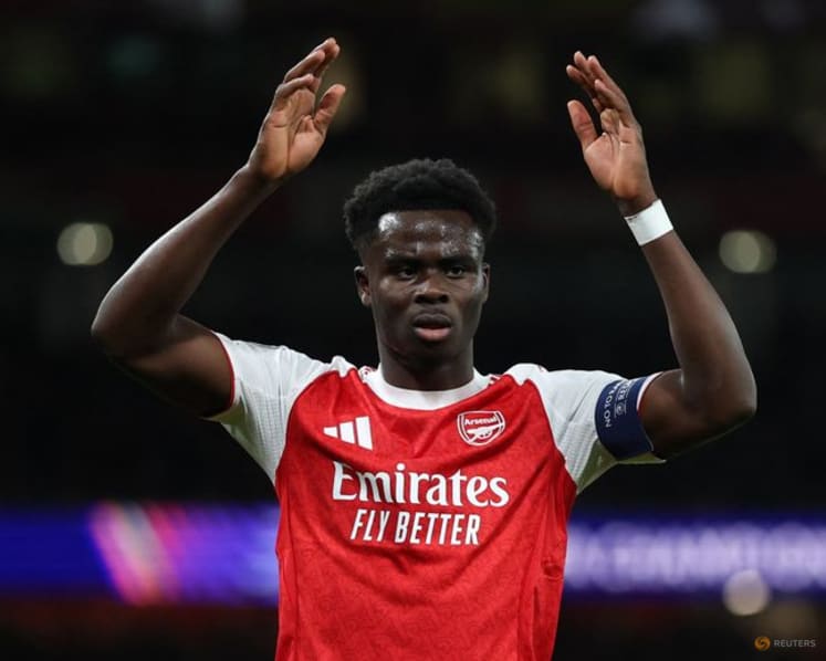 Arsenal welcome back Saka for final push in Premier League title race