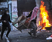 Indonesia police fire tear gas near campuses as protest tensions rise