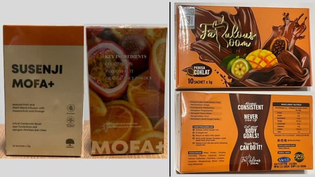 两款减肥产品含违禁物质 食品局下令商家撤下广告停止售卖