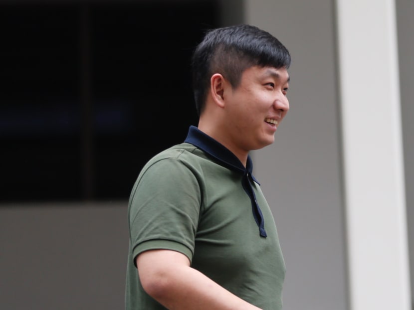 Synnex Trading director Jia Xiaofeng at State Courts on Jan 12, 2018.