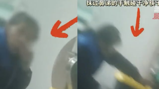 中国某餐具消毒公司被爆洗几万套餐具 一天只换一次水