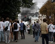 Russia hits Ukraine's security service headquarters in Kyiv, Zelenskyy says