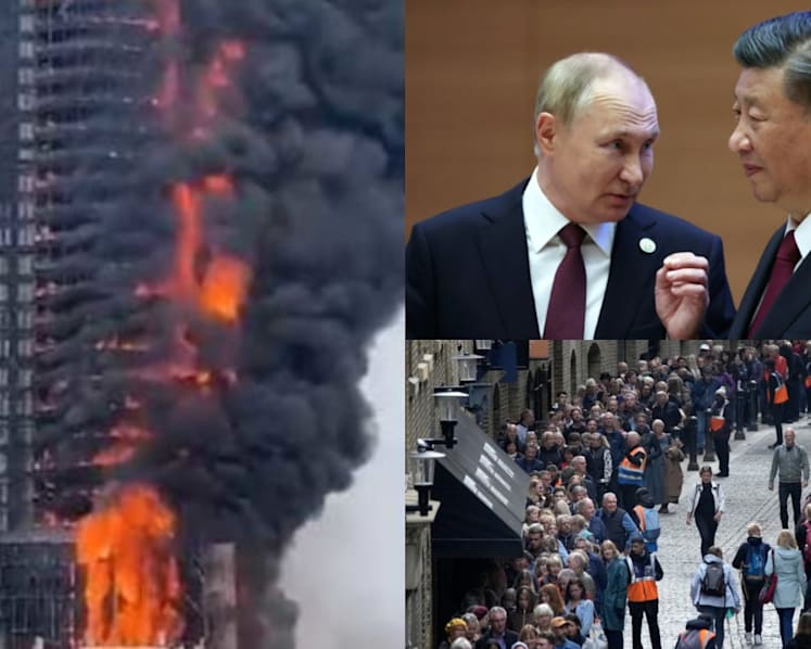Daily round-up, Sep 16: Fire engulfs office tower in China; Xi and Putin call for shake-up of world order