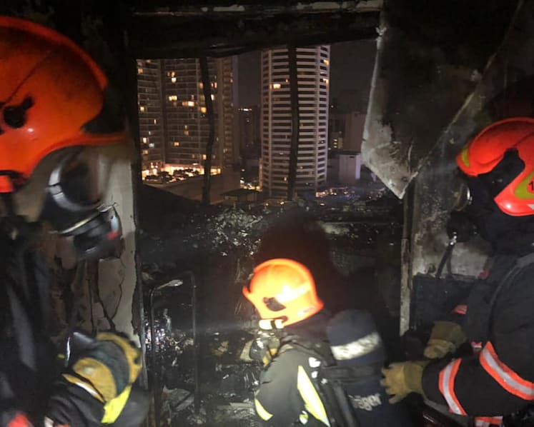Fire breaks out at Liat Towers on Orchard Road