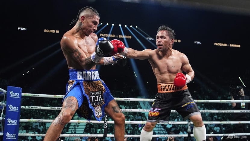 Manny Pacquiao held to draw by Mario Barrios in world title return - CNA